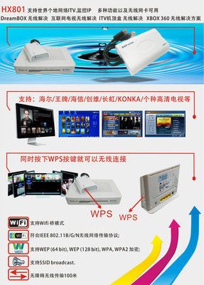 華訊通達(dá)科技 hx801萬(wàn)能無(wú)線網(wǎng)卡，電信ITV機(jī)頂盒專用解決方案